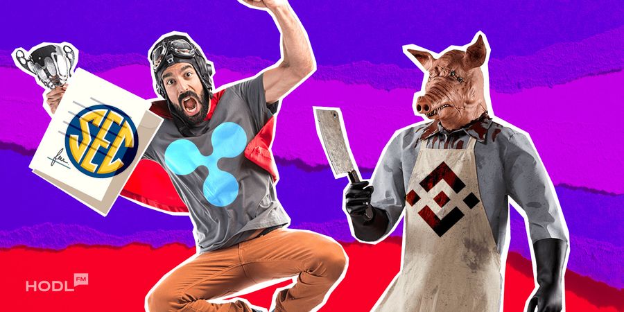 digest 25 min Binance Busts Pig Butchers, Ripple Wins the Battle Against SEC, Bitcoin's Flirt with New Heights, and an Hodler Makes His Way into US House