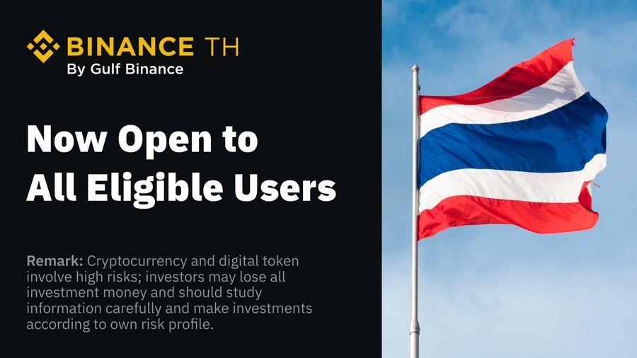 1be7ccf5 fa11 43d0 bab5 c7a73c27e459 Binance Broadens Horizons to Thailand 1be7ccf5 fa11 43d0 bab5 c7a73c27e459 Binance Broadens Horizons to Thailand