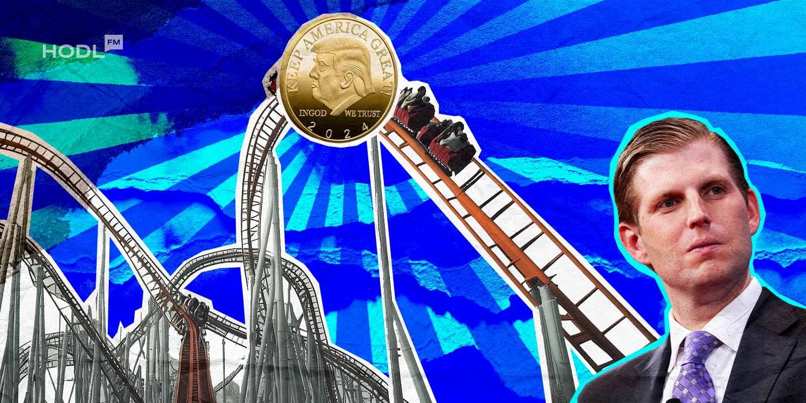 A Trump Themed Token Soars Trump’s Son Crashes Trump-Themed Token With Statement Despite Former Surge A Trump Themed Token Soars Trump’s Son Crashes Trump-Themed Token With Statement Despite Former Surge