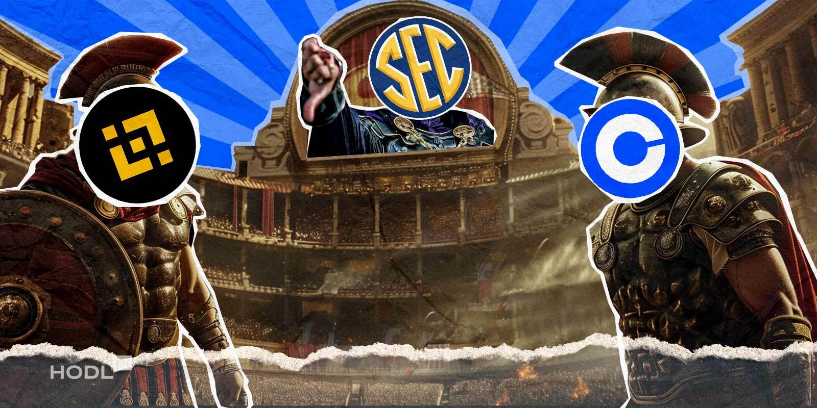 Binance Coinbase SEC Binance and Coinbase Armed & Ready for a New Legal Battle with the SEC