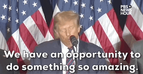 Donald Trump GIF by PBS News Trump Calls GENIUS Act the “Future” of America’s Digital Asset Strategy