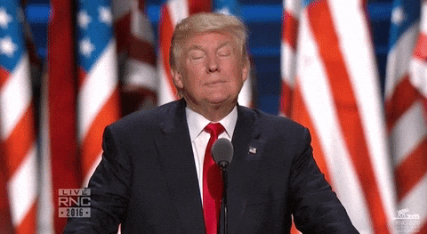 Donald Trump Idk GIF by Election 2016 Trump Aims to Pass Stablecoin and Market Structure Laws Before August Break
