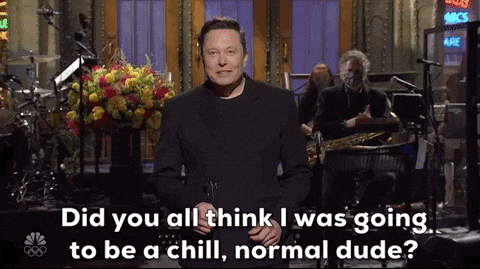 Elon Musk Snl GIF by Saturday Night Live 1 Musk's “Anti-Woke” AI Grok Aims to Edit Human Knowledge Elon Musk Snl GIF by Saturday Night Live 1 Musk's “Anti-Woke” AI Grok Aims to Edit Human Knowledge
