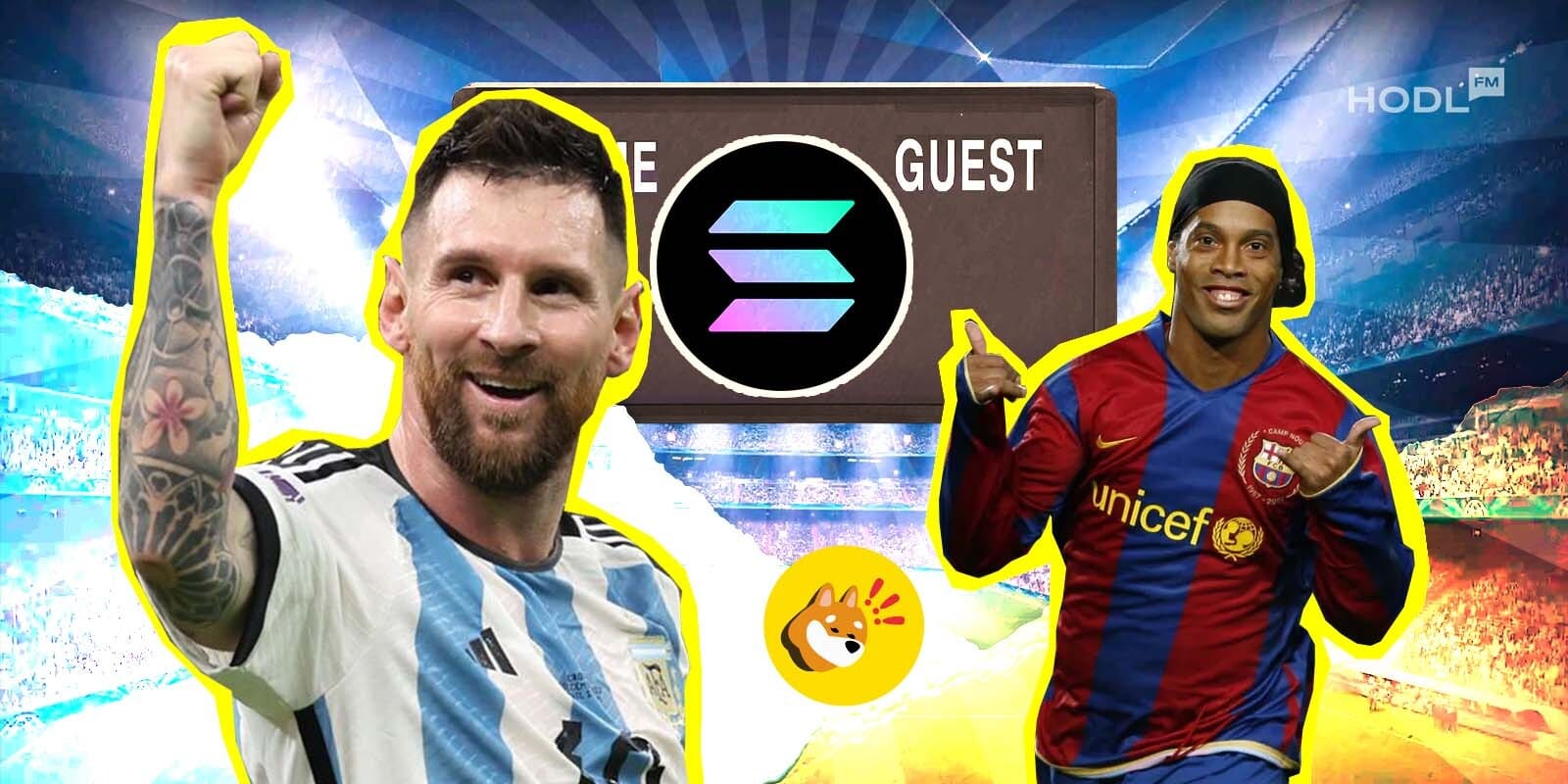 Messi Ronaldinho cover Messi and Ronaldinho’s Solana Meme Coin Promotion Promotes Confusion Messi Ronaldinho cover Messi and Ronaldinho’s Solana Meme Coin Promotion Promotes Confusion