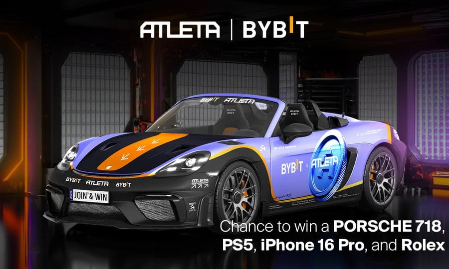 Porsche final text 17283997208U4m5gqNs8 1 ATLETA and Bybit forge powerful partnership: a chance to win real Porsche, Rolex or iPhone Porsche final text 17283997208U4m5gqNs8 1 ATLETA and Bybit forge powerful partnership: a chance to win real Porsche, Rolex or iPhone