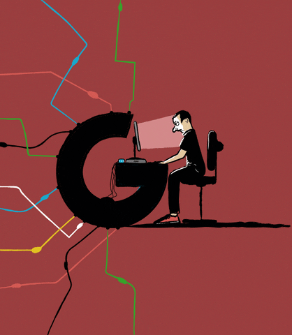 Search Engine Art GIF by Sam Omo TeraWulf’s $3.7B AI Hosting Pivot and Google Steps In Google