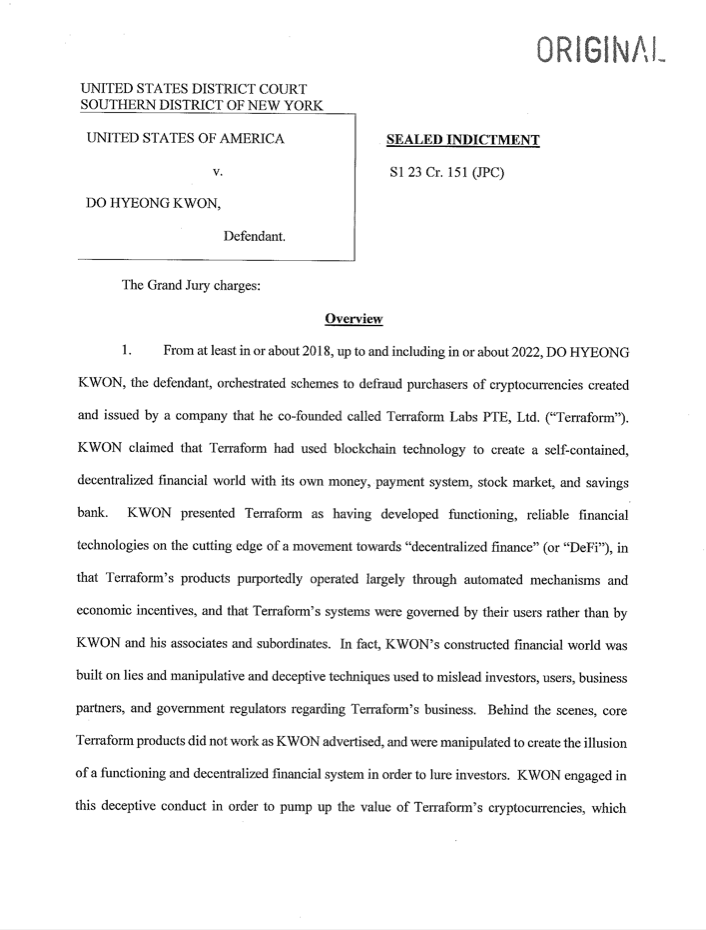 court listener Terraform Co-Founder Do Kwon Faces US Court, Pleads Not Guilty