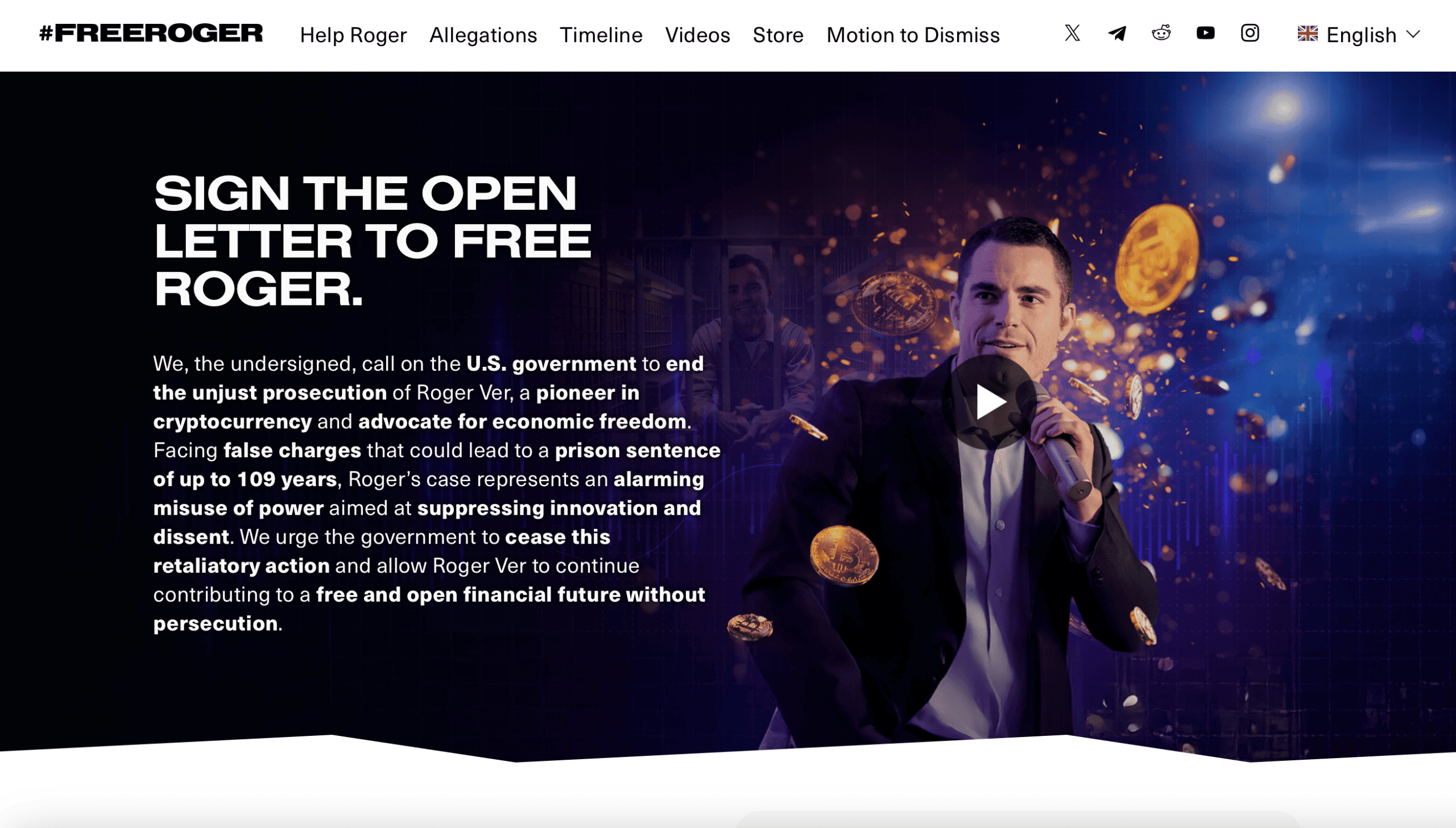 free roger ver 1 scaled Elon Musk Advocates for Clemency for ‘Bitcoin Jesus’ Roger Ver