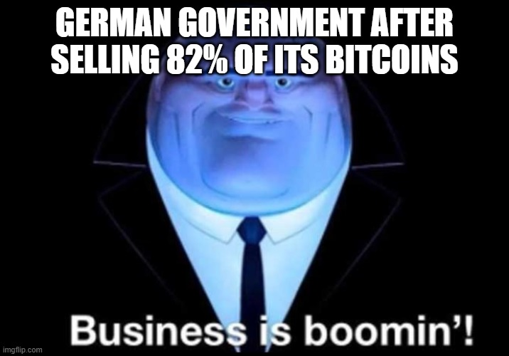 german goverment Germany Is Left With 9k Bitcoin Only 3 Weeks After Starting To Sell