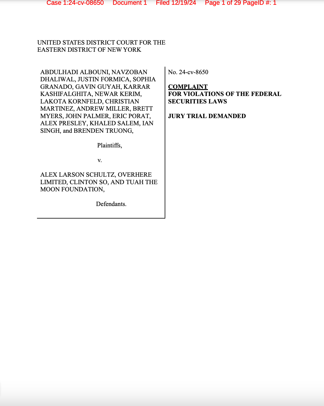 hawk tuah lawsuit court Hawk Tuah Memecoin's Creators Are Finally Getting Sued, Will Hailey Finally Wake Up? hawk tuah lawsuit court Hawk Tuah Memecoin's Creators Are Finally Getting Sued, Will Hailey Finally Wake Up?