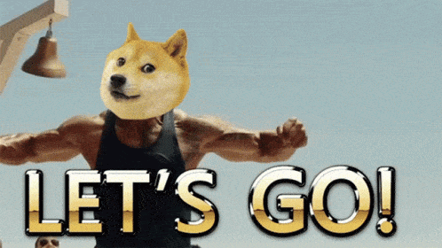 hype doge excited doge min Top Female Traders in Crypto lets go gif