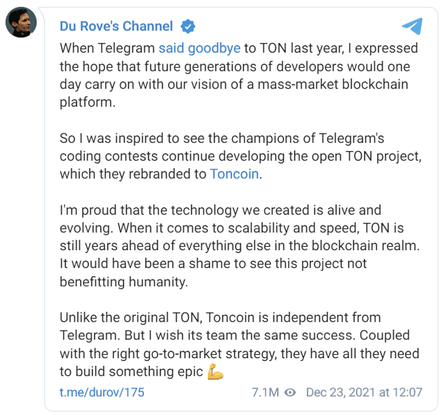 image 3 1 Toncoin: From Telegram to TON Token image 3 1 Toncoin: From Telegram to TON Token