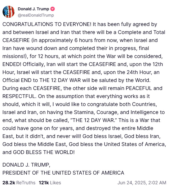 image 37 1 Bitcoin Surges After Trump Announces Ceasefire Between Iran and Israel image 37 1 Bitcoin Surges After Trump Announces Ceasefire Between Iran and Israel