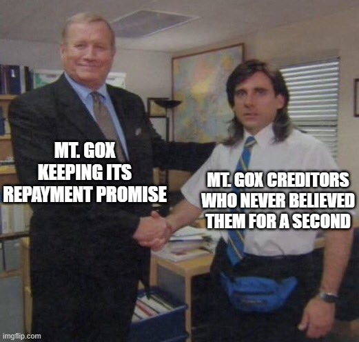 meme Mt. Gox Finally Begins Bitcoin (BTC) And Bitcoin Cash (BCH) Repayments meme Mt. Gox Finally Begins Bitcoin (BTC) And Bitcoin Cash (BCH) Repayments