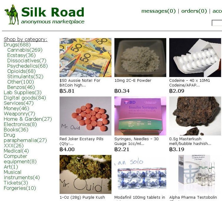 silkroad web screenshot What Was the Silk Road Online? History and Closure by FBI