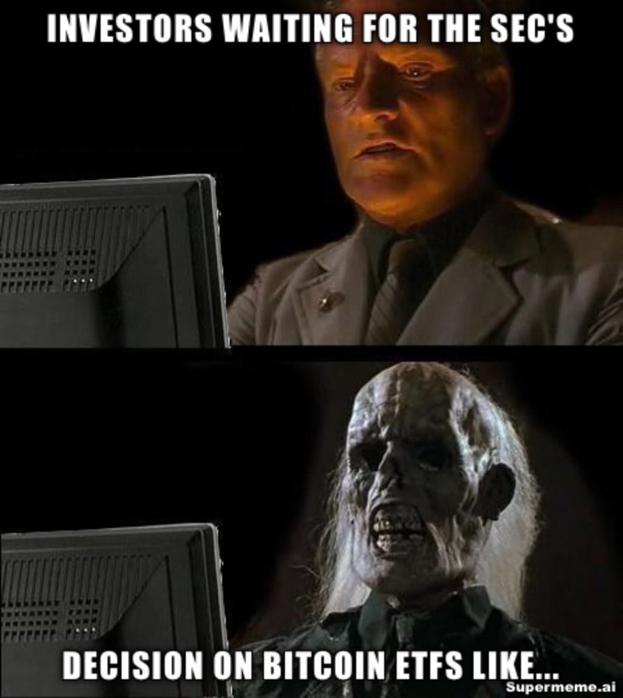 supermeme 16h23 58 SEC's Potential Approval of 12 Spot Bitcoin ETFs Creates Excitement and... Speculation