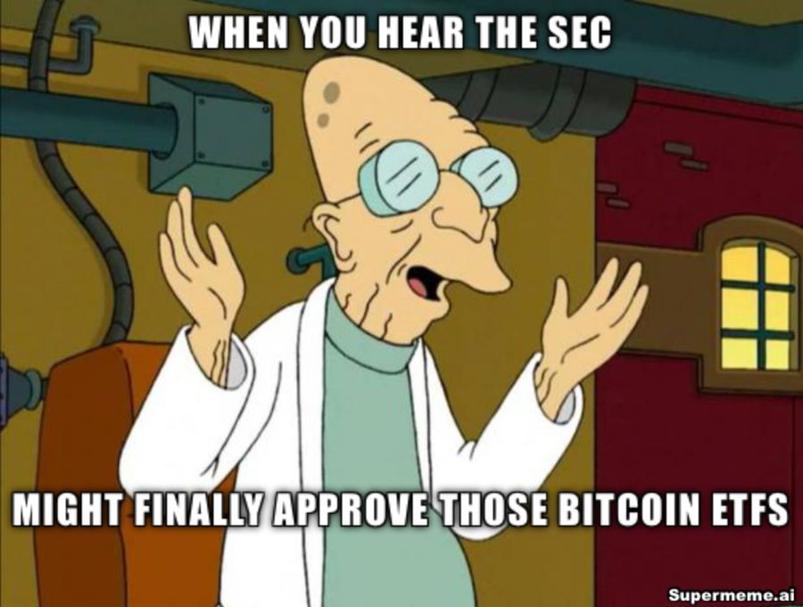 supermeme 16h24 4 SEC's Potential Approval of 12 Spot Bitcoin ETFs Creates Excitement and... Speculation