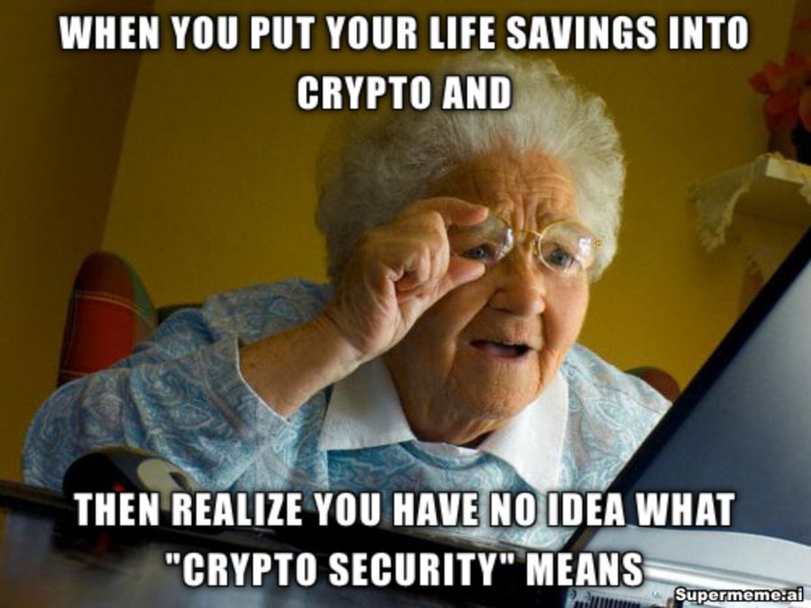 supermeme 17h41 46 Cryptocurrency Security or How to Protect Yourself Against Cyber Threats