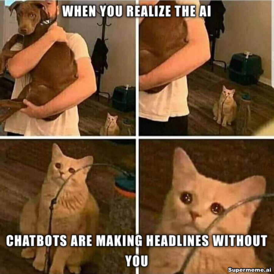 supermeme 19h11 44 AI Chatbots: Copyright Thieves or News Publishing Partners?