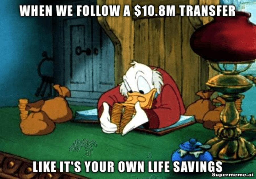 supermeme 20h42 16 FTX and Alameda Research Transfer $10.8M to Binance, Coinbase, and Wintermute