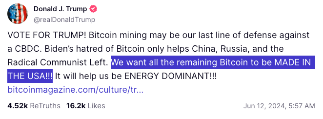 vote post Trump’s Crypto Promises Are the Real Deal or Campaign Rhetoric? vote post Trump’s Crypto Promises Are the Real Deal or Campaign Rhetoric?